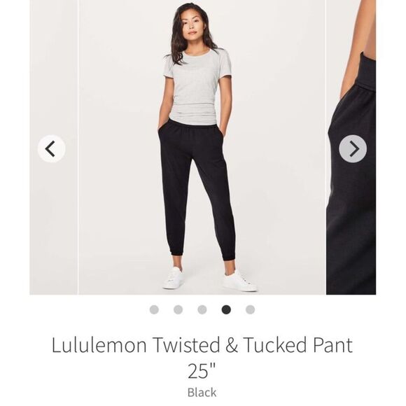 Lululemon Twisted and Tucked 25" joggers size 6 - Picture 5 of 7